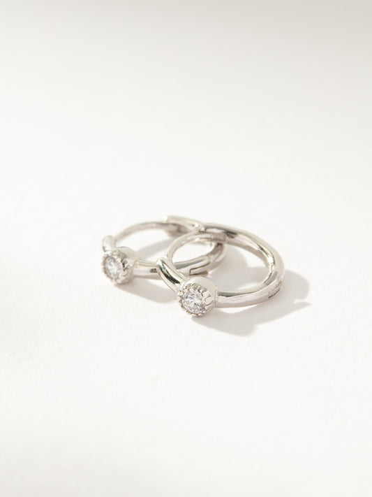 Center Stage Huggie Earrings