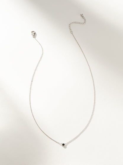 Collar con colgante de agujero negro