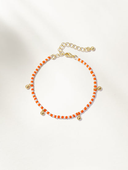 Sonnenuntergang Perlenarmband