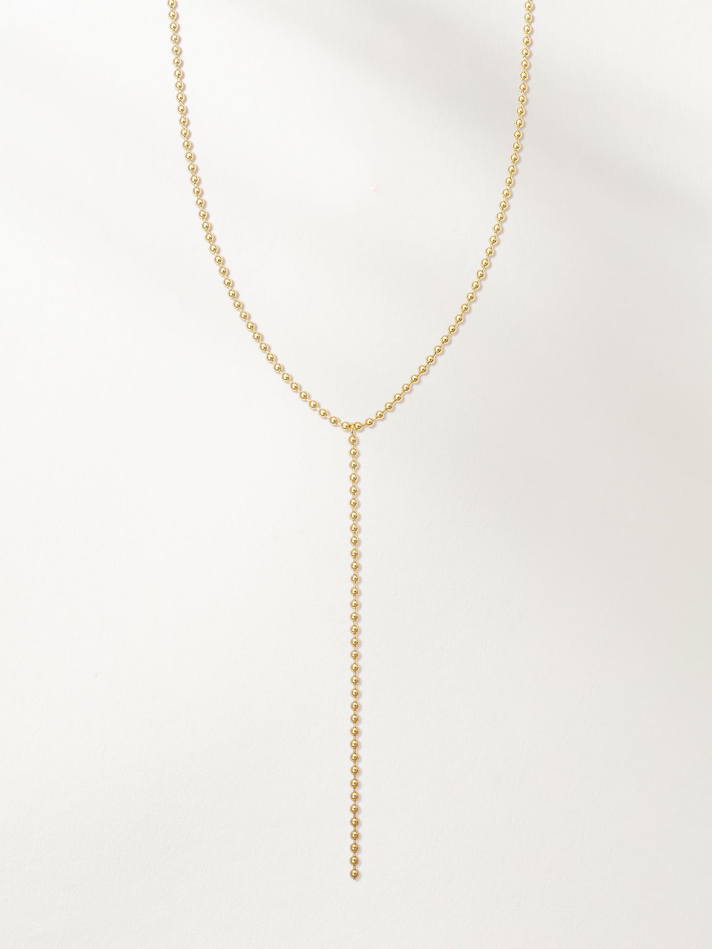 Collar de lazo con cadena de bolas