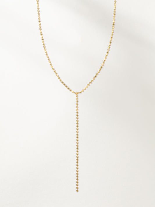 Collar de lazo con cadena de bolas