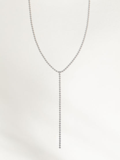 Collar de lazo con cadena de bolas
