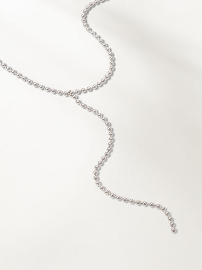Collar de lazo con cadena de bolas