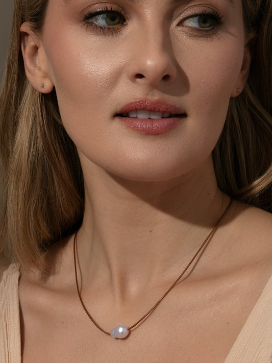 Collar de perlas de agua dulce