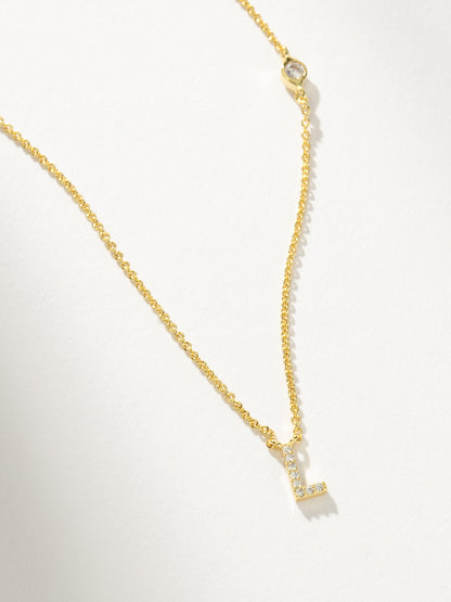 Pavé Initial Necklace