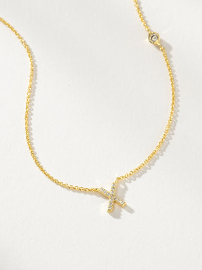 Pavé Initial Necklace