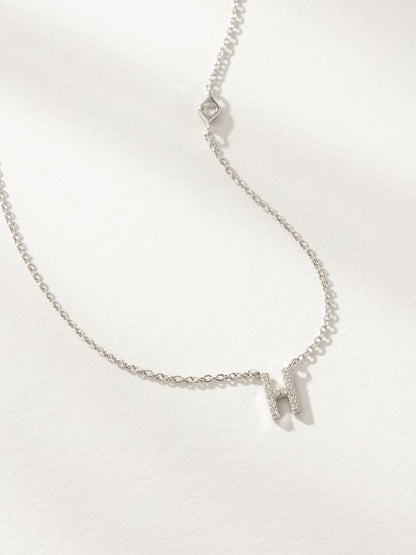 Pavé Initial Necklace