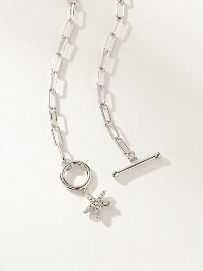 Collar con colgante y cadena de estrella de mar