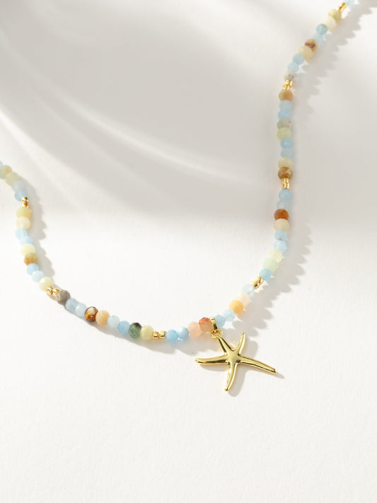 Collar de cuentas de estrella de mar