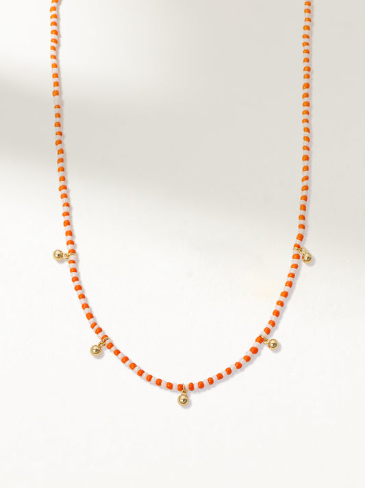 Sunset Beaded Necklace