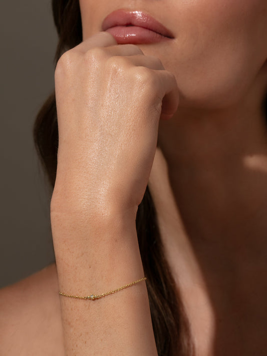 Zierliches Kettenarmband „Forever“