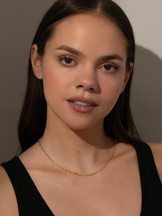 Collar de cadena ecléctica