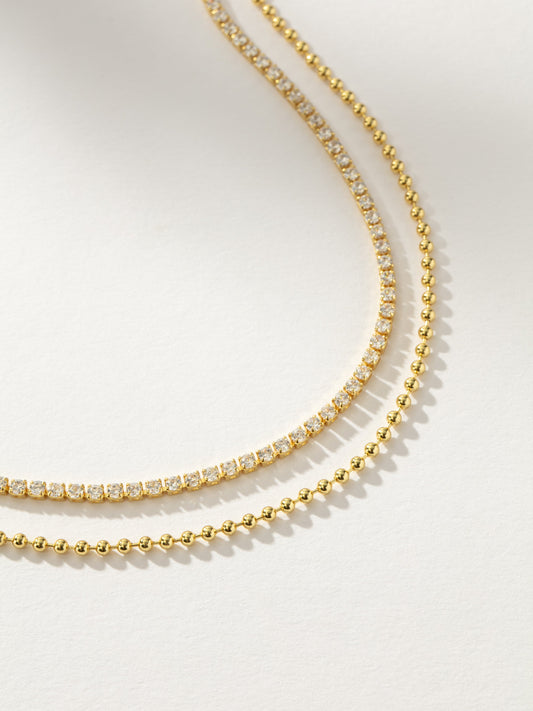 Collar de tenis en capas Happy Hour