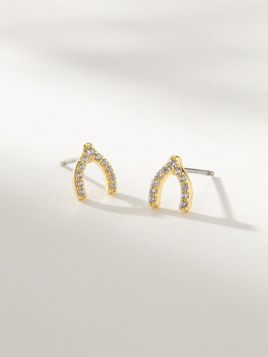 Pendientes de espoleta con pavé