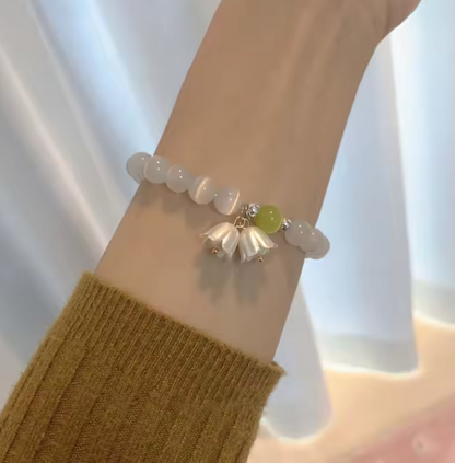 Graceful Lily Flower Charm of Purity