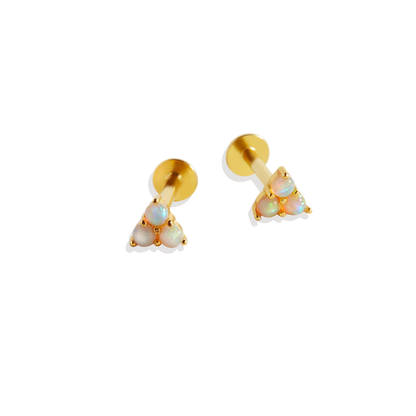 Opal Trio Sleeper Ohrringe | 18g
