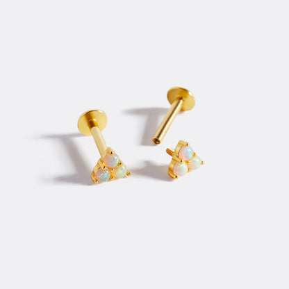 Opal Trio Sleeper Ohrringe | 18g