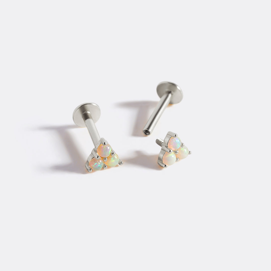 Opal Trio Sleeper Ohrringe | 18g