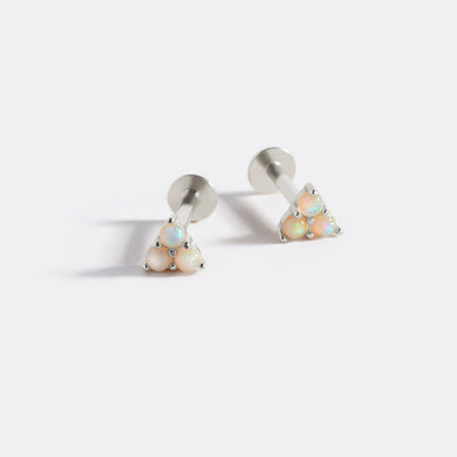 Opal Trio Sleeper Ohrringe | 18g