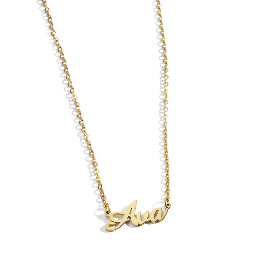 Quill Name Necklace