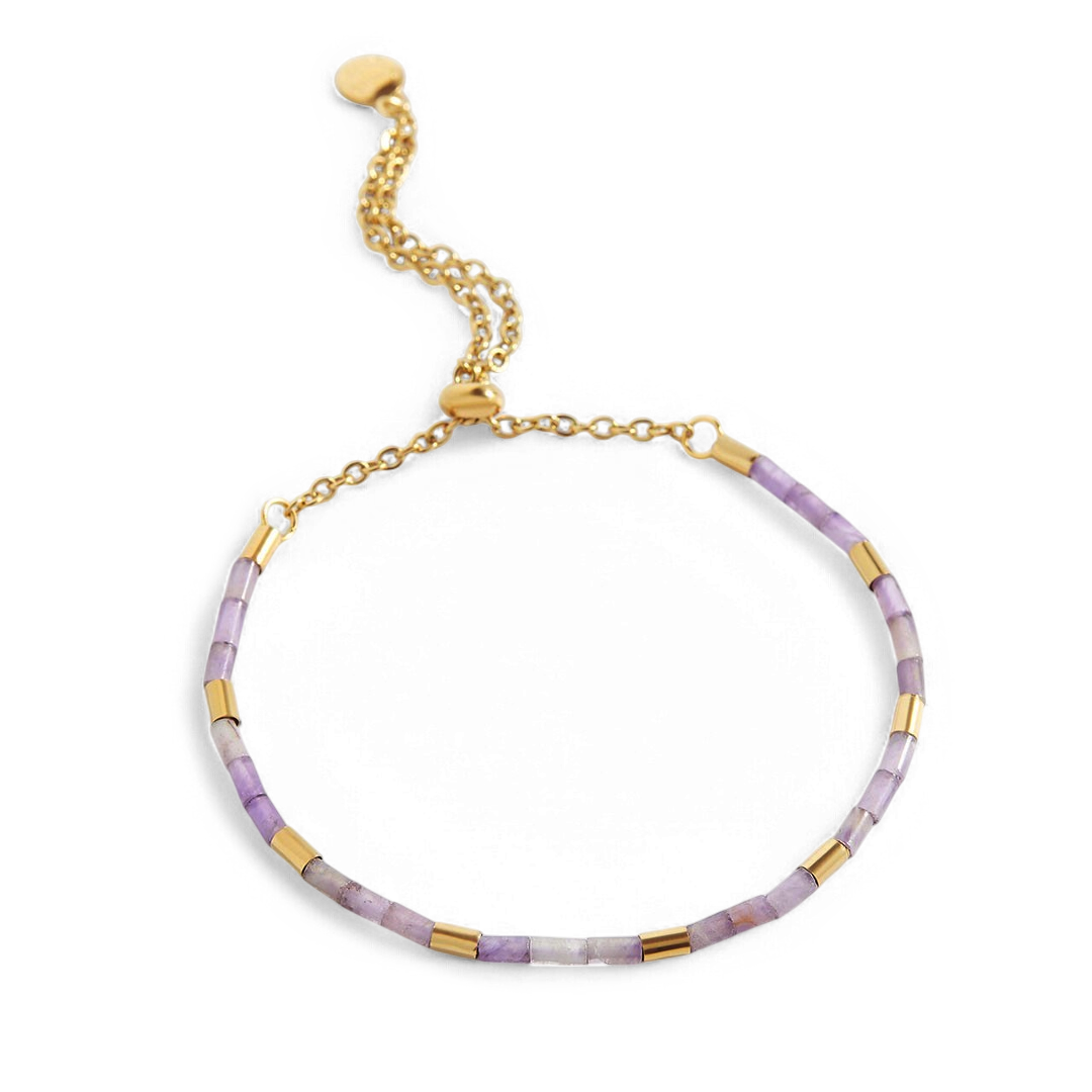Adjustable Gemstone Bracelet