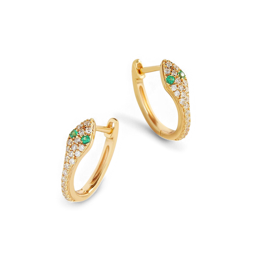 Snake Huggie Earrings