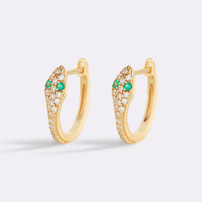 Snake Huggie Earrings