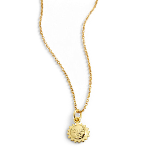 Sun Charm Pendant Necklace