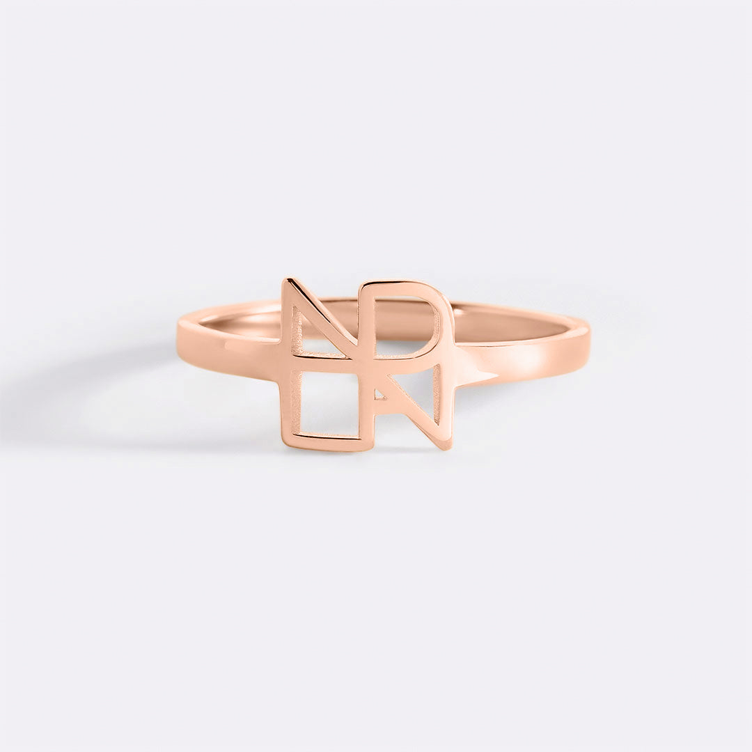 Monogramm-Namensring
