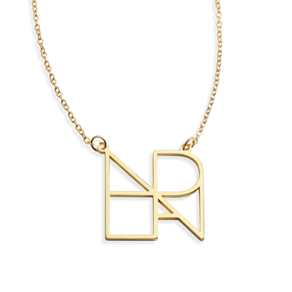 Minimalist Monogram Name Necklace