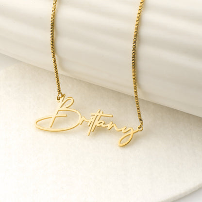 Modern Name Necklace