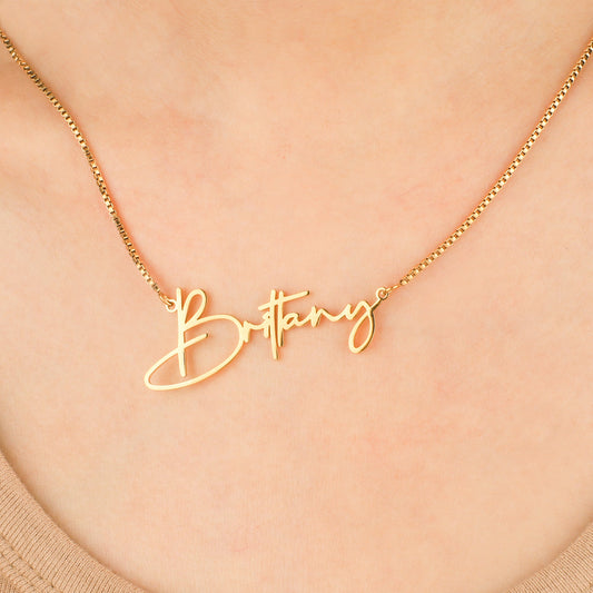 Modern Name Necklace