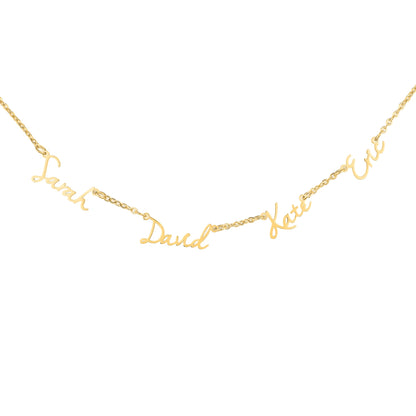 Fairy Multiple Name Necklace | Add Up to 4 Names