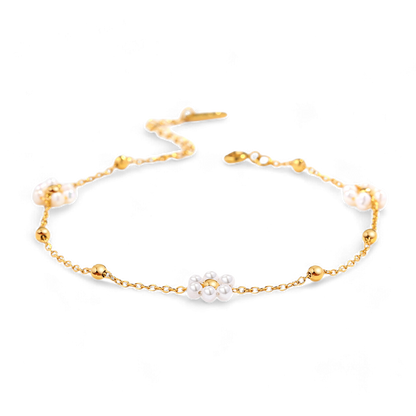 Marguerite Pearl Anklet
