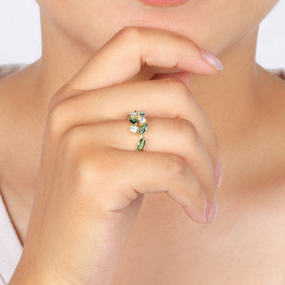 Marquis New Leaf Ring