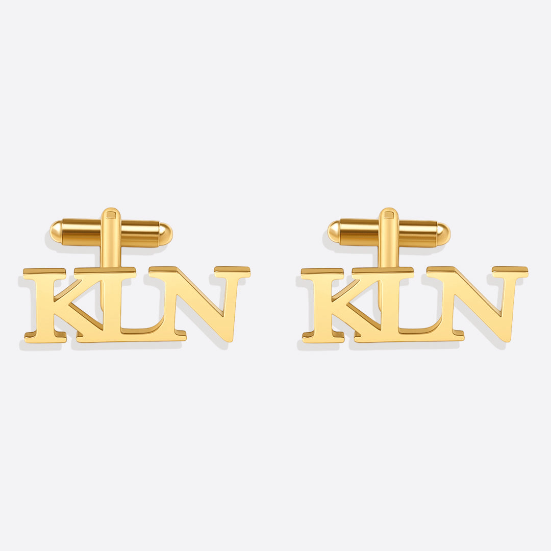 Gemelos con monograma y iniciales