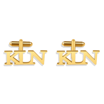 Gemelos con monograma y iniciales