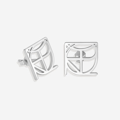 Monogramm-Namensohrringe 
