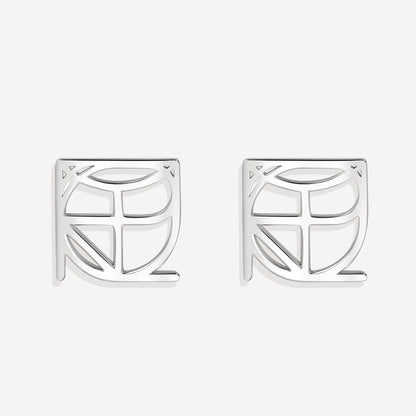 Monogramm-Namensohrringe 