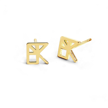 Monogramm-Namensohrringe 