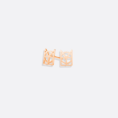 Monogramm-Namensohrringe 