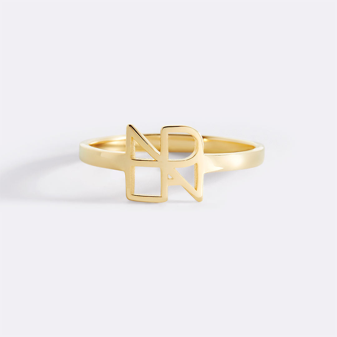 Monogramm-Namensring