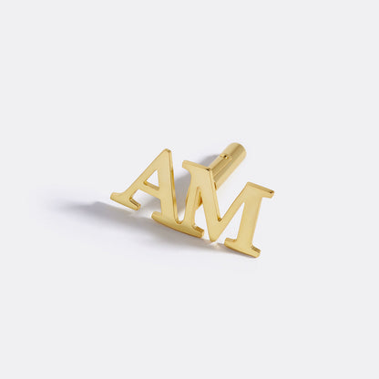 Gemelos con monograma y iniciales