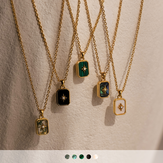 North Star Gemstone Necklace