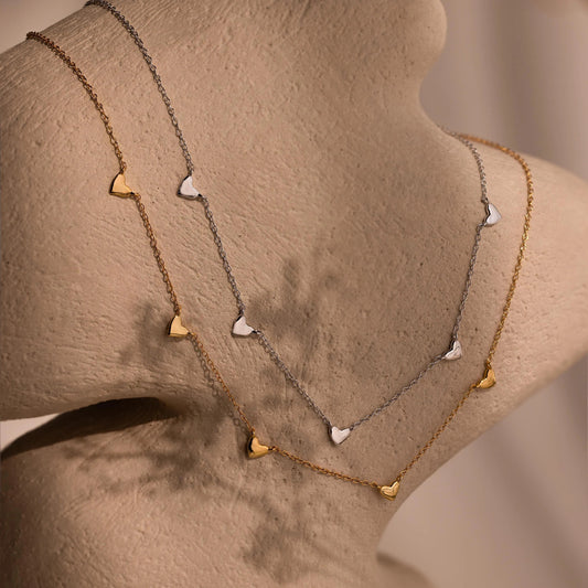 Collar de estación de corazón