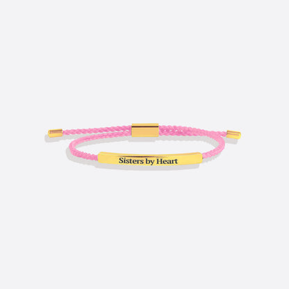 Not Sisters By Blood But Sisters By Heart Inspire Bracelet