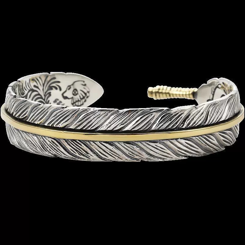 The Freedom and Strength Feather Bangle