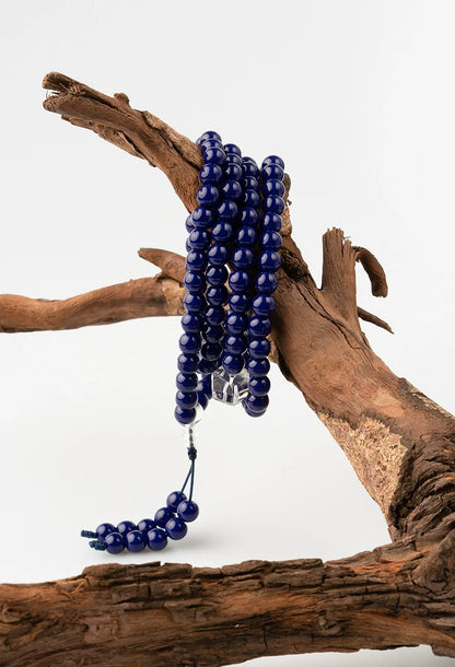 8mm Lapis Lazuli Bracelet 108 Bead Mala High Quality Prayer Beads