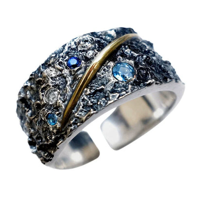 Eight Pointed Star Ring