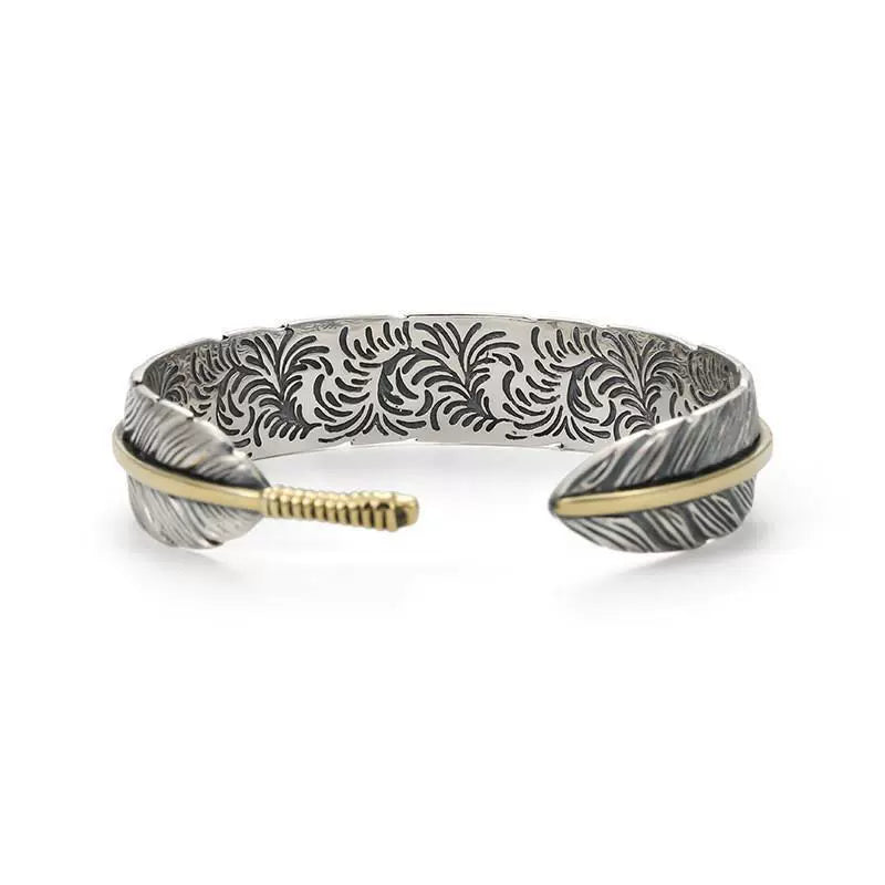 The Freedom and Strength Feather Bangle